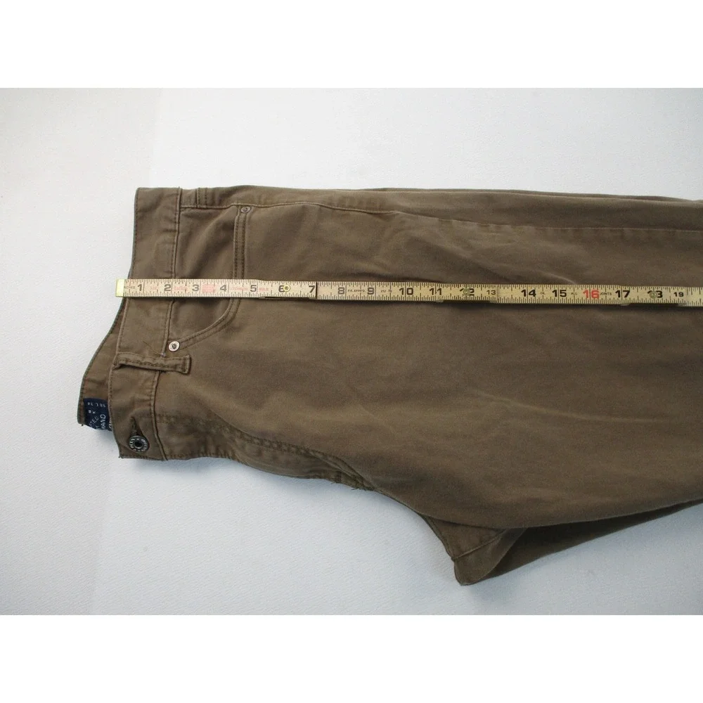Lucky Brand 121 Heritage Slim Pants Mens 38x34 Brown Stretch Chino Casual